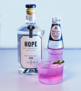 Fitch&Leedes Pink Tonic and Hope on Hopkings Gin